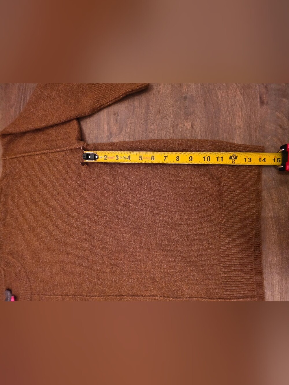 Vince Camuto Crewneck Sweater  Burnt Orange/Brown Sugar Sz XL - Picture 10 of 10
